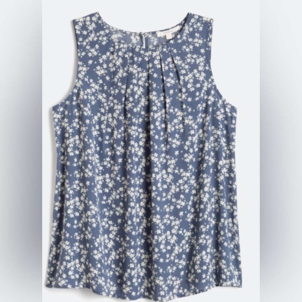 Fun2Fun aliza pleated neck blouse 3X